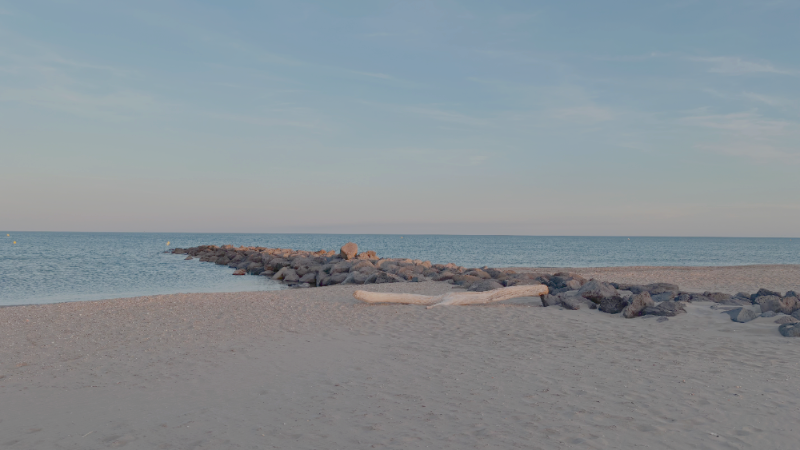 Bild vom Strand auf Lesbos